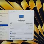 MacBook Air 15 inch M2 256GB zilver /krasvrij /98% batt /gar, Apple, Zo goed als nieuw, Support@apple.com, Apple Park Way, Cupertino, California