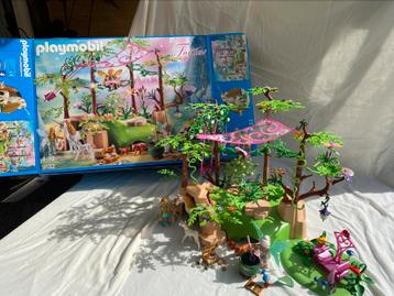 Playmobil elfen bos 9132 set groot geheel compleet beschikbaar voor biedingen