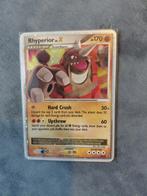 Rhyperior LV.X - Zeldzame Pokémonkaart!, Ophalen of Verzenden, Gebruikt, Losse kaart, Foil