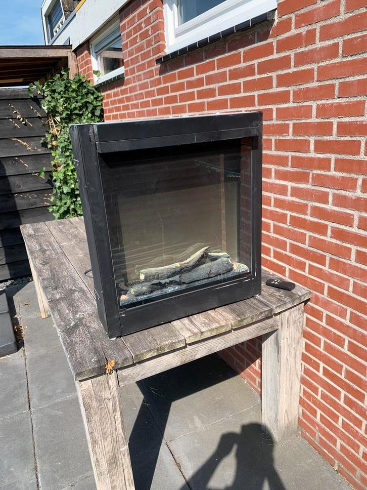 Faber haard, Huis en Inrichting, Haarden, Gebruikt, Elektrische haard, Ophalen