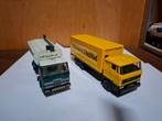 2 ijzeren daf trucks, Ophalen of Verzenden, Bus of Vrachtwagen, Lion Toys