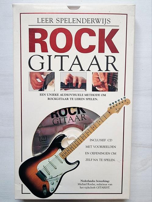 Leer Spelenderwijs Rock Gitaar met Cd. Nieuwstaat ongebruikt, Muziek en Instrumenten, Bladmuziek, Zo goed als nieuw, Les of Cursus