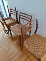 Niels Möller stoelen, Huis en Inrichting, Stoelen, Ophalen, Gebruikt, Bruin, Hout