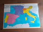 Schoolplaat/wandkaart/land kaart Zuid-Europa, Antiek en Kunst, Antiek | Schoolplaten, Ophalen, Aardrijkskunde