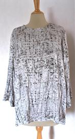 Mooie grijs/wit/bruine print tuniek van Via Appia! 44, Kleding | Dames, Verzenden, Zo goed als nieuw, Maat 42/44 (L), Bruin