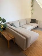 IKEA Nockeby 3-zits bank zandkleur, Ophalen, 250 tot 300 cm, Gebruikt, Hoekbank