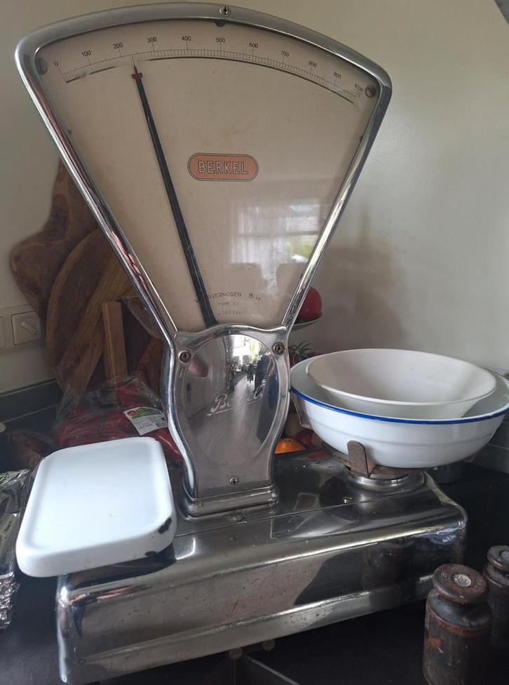Berkel Weegschaal 15kg - Decoratief, Antiek en Kunst, Antiek | Overige Antiek, Ophalen