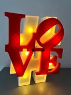 Love # tekstbord met verlichting, Ophalen of Verzenden, Zo goed als nieuw