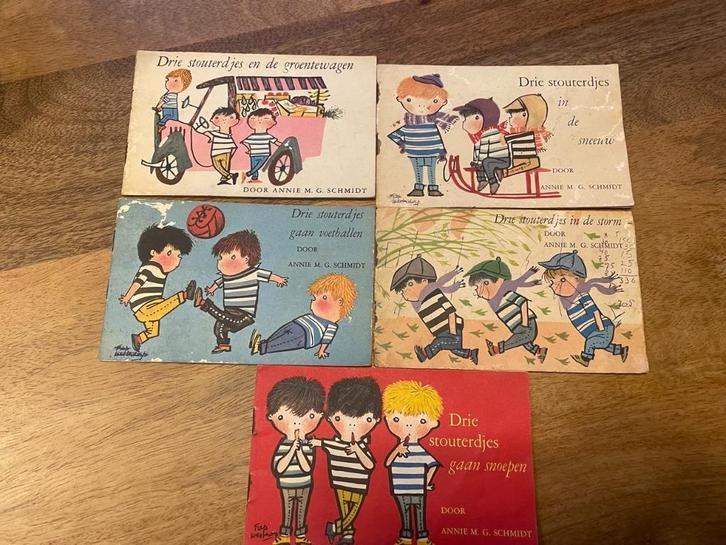 Annie M.G. Schmidt & Fiep! 5x Stouterdjes ATA 1956, Boeken, Kinderboeken | Jeugd | onder 10 jaar, Gelezen, Fictie algemeen, Ophalen of Verzenden