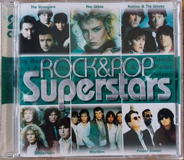 Rock & Pop Superstars - 2 cd beschikbaar voor biedingen