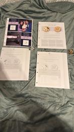 Elvis Presley - 90 Jaar munten Goud / Zilver met certificaat, Postzegels en Munten, Ophalen of Verzenden, Noord-Amerika, Setje