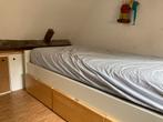 Bed 200x90 (matras) met 3 lades., Ophalen, Zo goed als nieuw, Eenpersoons