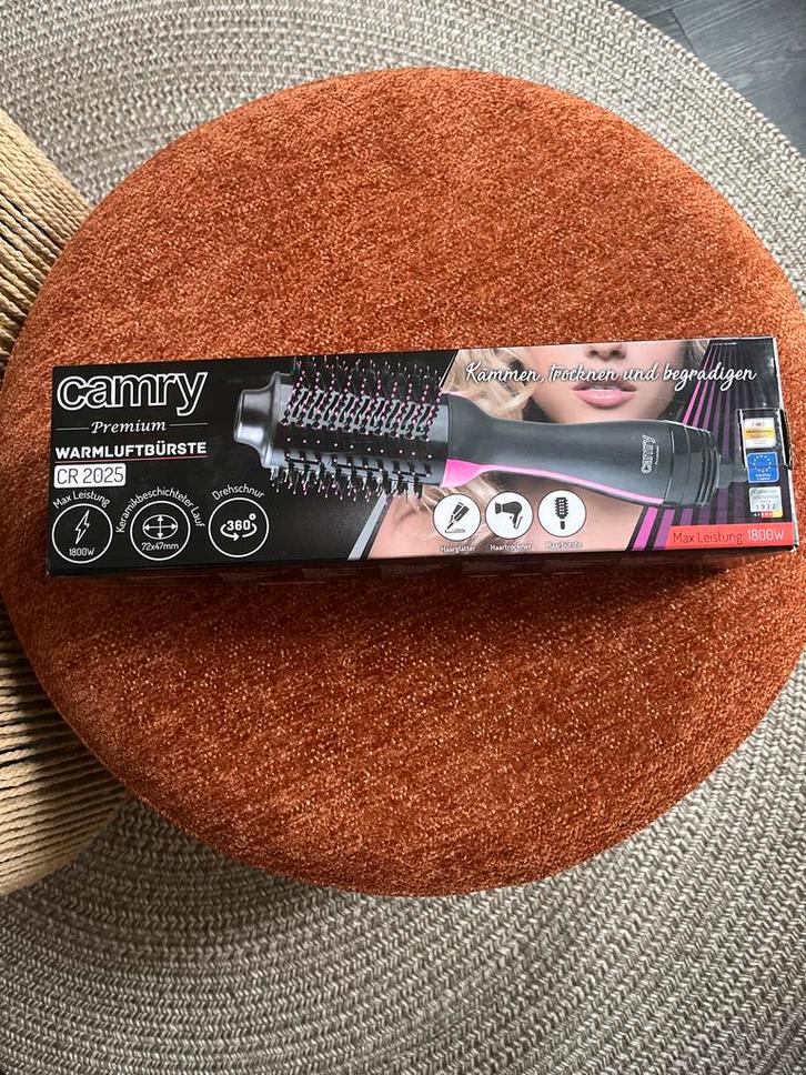 Camry CR 2025 Warmluftbürste - Nieuw in doos!, Witgoed en Apparatuur, Persoonlijke-verzorgingsapparatuur, Nieuw, Haarverzorging