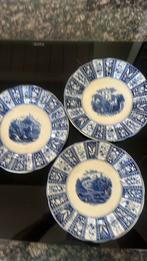 3 borden met kastelen Villeroy & Boch, Ophalen of Verzenden