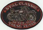 Still Classic after all these years stoffen opstrijk patch e, Motoren, Accessoires | Stickers