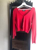 2 Hearts & Roses retro vestjes lipstick red en zwart, Maat 38/40 (M), Hearts & roses, Zwart, Ophalen of Verzenden