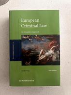 European Criminal Law, Ophalen of Verzenden, Zo goed als nieuw, HBO, Adré Klip