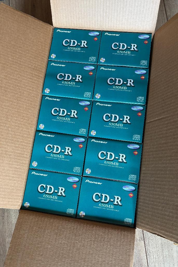 Pioneer CD-R recordable disc CDM-G74S/E/4, Computers en Software, Beschrijfbare discs, Nieuw, Cd, Ophalen of Verzenden