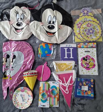 Verjaardag versiering  Mickey Mouse beschikbaar voor biedingen