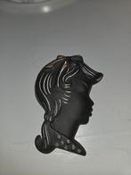 vintage l,ancora keramiek wand hoofdje, Verzenden