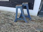 Oude gietijzeren machinepoten Hoog 76 cm Poot onder breed 68, Ophalen