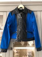 Jasje miss Etam Kobalt blauw met zwart Maat 38 zgan, Maat 38/40 (M), Blauw, Ophalen of Verzenden, Zo goed als nieuw