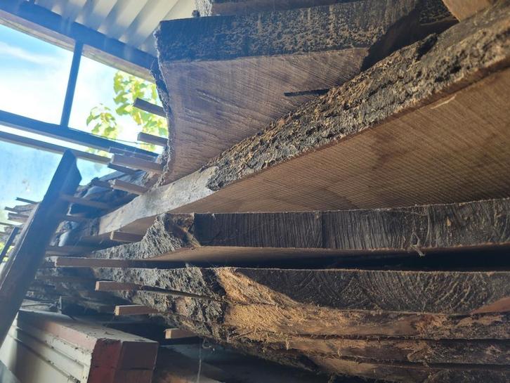 Essenhout Planken - Onbekantrechte essen delen, Doe-het-zelf en Verbouw, Hout en Planken, Zo goed als nieuw, Plank, Overige houtsoorten