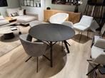 Massief Eiken ronde tafel 120 cm diameter, Huis en Inrichting, Ophalen, Zo goed als nieuw, 100 tot 150 cm, 100 tot 150 cm