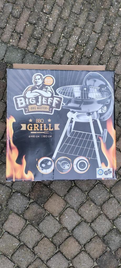 Kogel Barbecue BIG JEFF Houtskool 46cm, Tuin en Terras, Houtskoolbarbecues, Nieuw, Ophalen of Verzenden
