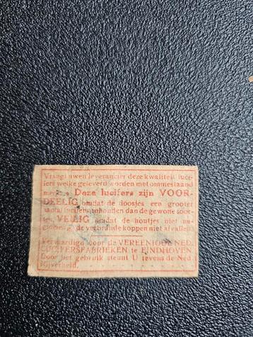 Luciferetiket Sluitzegel - Vintage beschikbaar voor biedingen