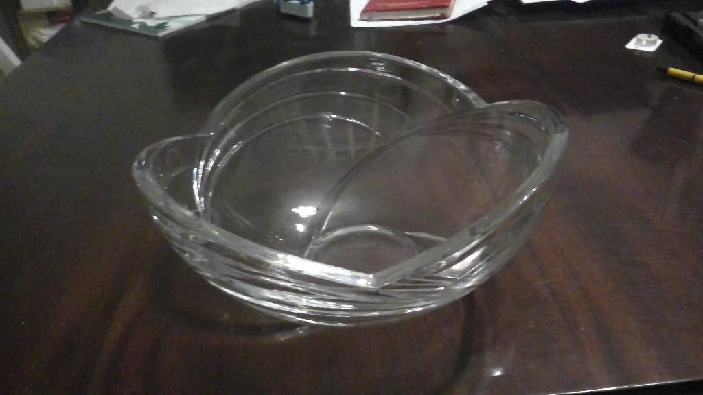 salade schaal kristal, Huis en Inrichting, Keuken | Servies, Ophalen of Verzenden, Overige stijlen, Glas, Schaal of Schalen