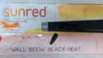 Sunred Warmtelamp Infrarood 1800W, Tuin en Terras, Terrasverwarmers, Ophalen of Verzenden, Nieuw, Elektrisch, Wand