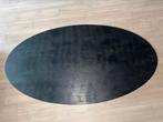 Mangohout salontafel ovaal, Ophalen, 100 tot 150 cm, 50 tot 100 cm, Zo goed als nieuw