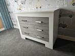 Commode TWF babydump, wit met vergrijsde lades, Ophalen, 50 tot 70 cm, 100 cm of meer, Zo goed als nieuw