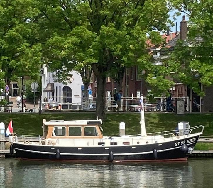 Motorboot Staverse Kotter, Watersport en Boten, Motorboten en Motorjachten, Gebruikt, Staal, 12 meter of meer, Diesel, Binnenboordmotor