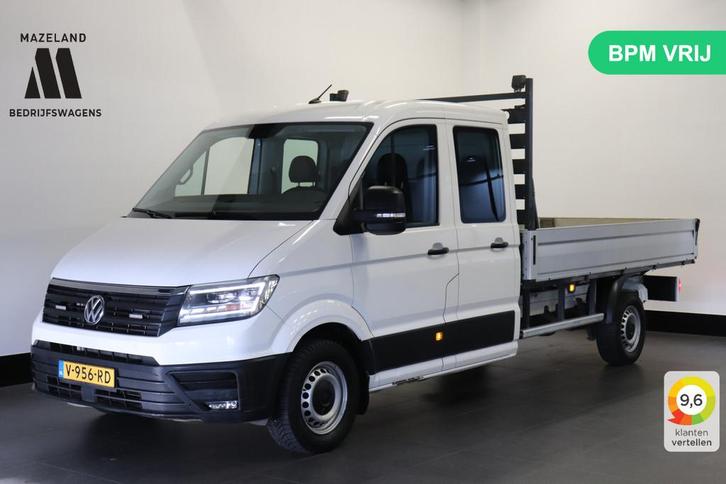 Volkswagen Crafter 2.0 TDI 177PK L4 DC Openlaadbak EURO 6 -, Auto's, Bestelauto's, Bedrijf, Te koop, ABS, Achteruitrijcamera, Airbags