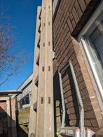 Uitschuifbare Houten Schilders ladder - 2 x 12 treden, Ophalen, Gebruikt, Ladder, Opvouwbaar of Inschuifbaar