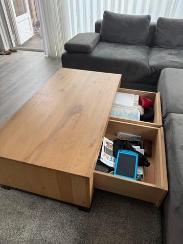 Van Bommel Houten Salontafel - Zo Goed Als Nieuw! beschikbaar voor biedingen