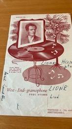 Programma 1955 jazz favorieten parade vintage rare Acket, Verzamelen, Gebruikt, Ducoso, Ophalen of Verzenden, Boek, Tijdschrift of Artikel