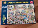 Jan van Haasteren Puzzel - De Bibliotheek 1000 stukjes, Ophalen, 500 t/m 1500 stukjes, Zo goed als nieuw, Legpuzzel