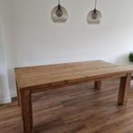 Houten eettafel, Ophalen, Gebruikt, 100 tot 150 cm, Teakhout