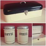 emaille suikerbus koffiebus broodtrommel, Ophalen