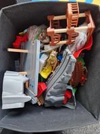 3 houten treinsets van 'play tive', Kinderen en Baby's, Speelgoed | Houten speelgoed, Zo goed als nieuw, Ophalen