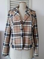 Sensa Donna jasje burberry ruit maat 42/44, Beige, Ophalen of Verzenden, Zo goed als nieuw, Jasje