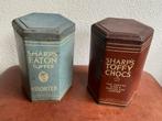 Twee vintage Engelse toffee blikken Sharp’s, Verzamelen, Blikken, Ophalen of Verzenden, Gebruikt, Overige