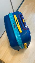 Koffer blauw met 4 wieltjes en TSA slot NIEUWSTAAT, Hard kunststof, Slot, 60 tot 70 cm, Zo goed als nieuw
