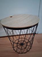 Tafeltje/ mand, Huis en Inrichting, Tafels | Bijzettafels, Minder dan 55 cm, Rond, Nieuw, Ophalen