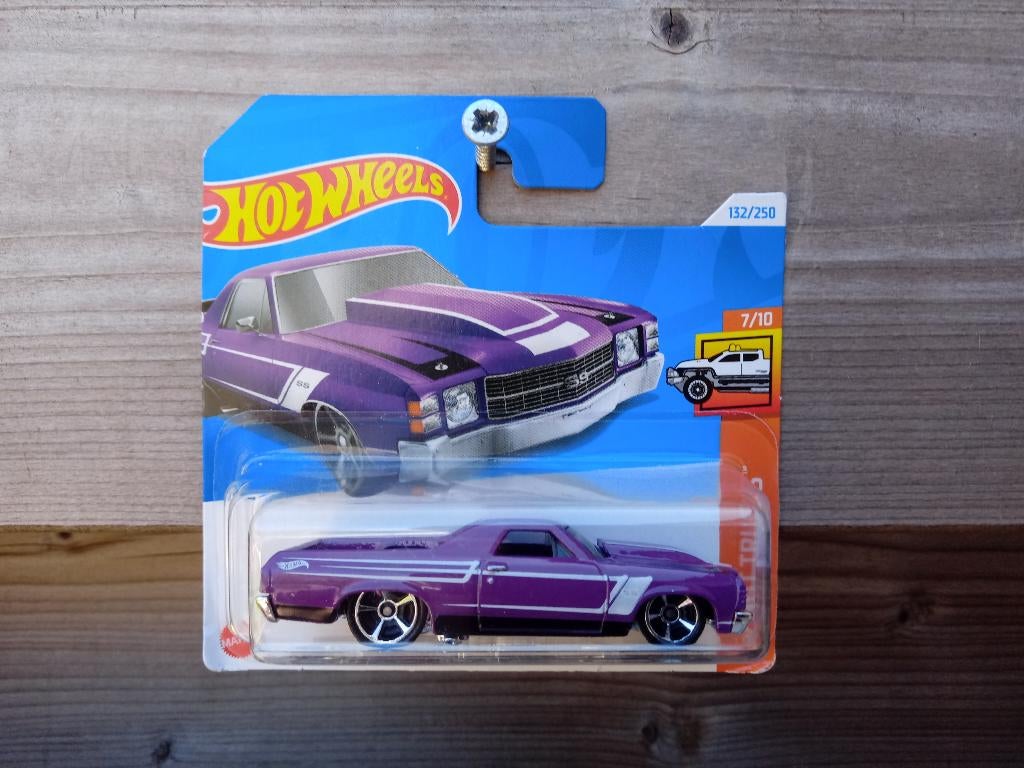 Chevrolet El Camino '71 Hotwheels, Hobby en Vrije tijd, Modelauto's | Overige schalen, Ophalen, Nieuw, Auto