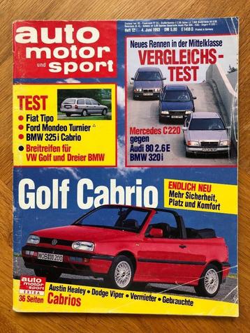 AUTO MOTOR und SPORT Heft 13 1993 beschikbaar voor biedingen