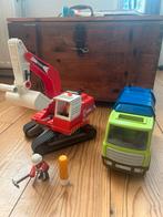 Playmobile happer graafmachine vuilniswagen, Ophalen of Verzenden, Gebruikt